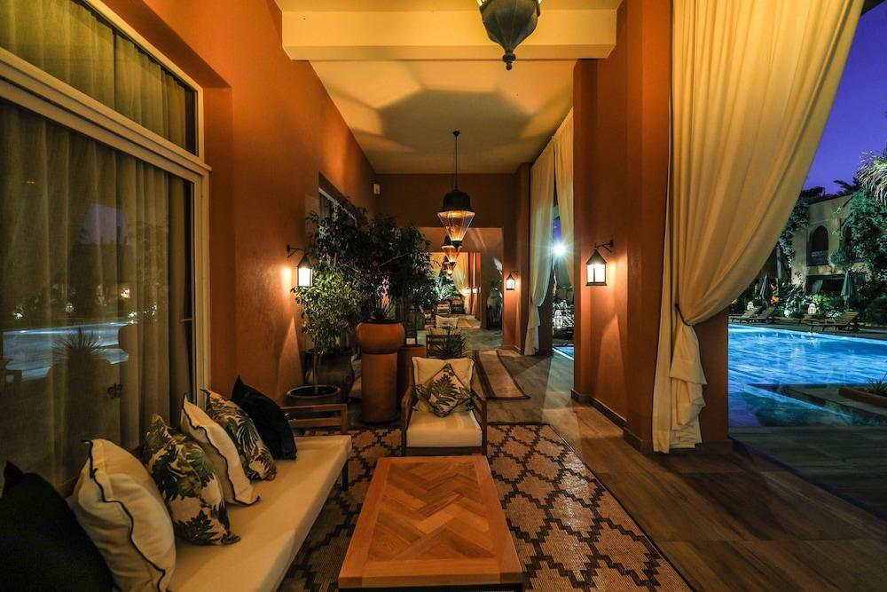 提奇达高尔夫宫酒店-罗莱夏朵 阿加迪尔 外观 照片 The interior of the hotel