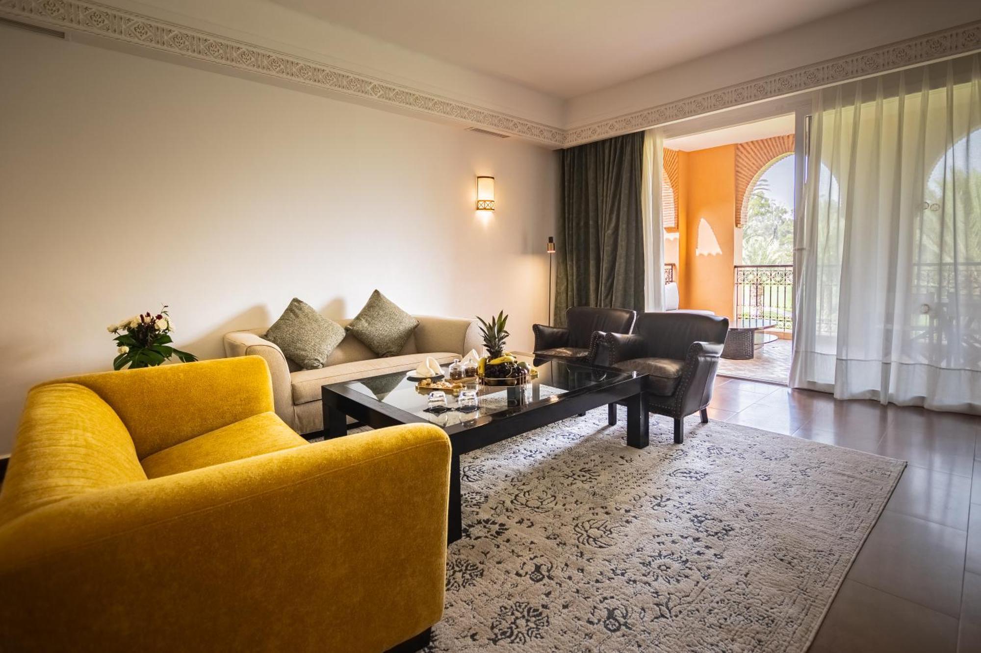 提奇达高尔夫宫酒店-罗莱夏朵 阿加迪尔 外观 照片 A living room at the hotel