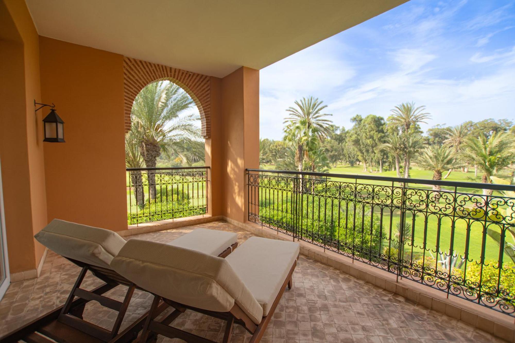 提奇达高尔夫宫酒店-罗莱夏朵 阿加迪尔 外观 照片 A balcony at the resort